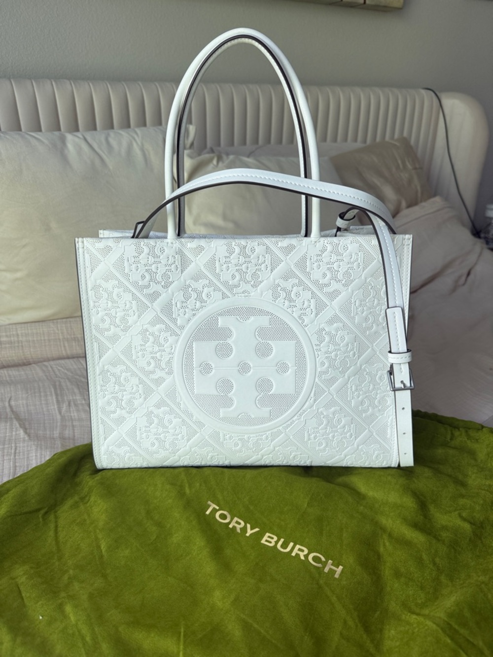 Tory Burch Ella Bio Perforated Small Tote